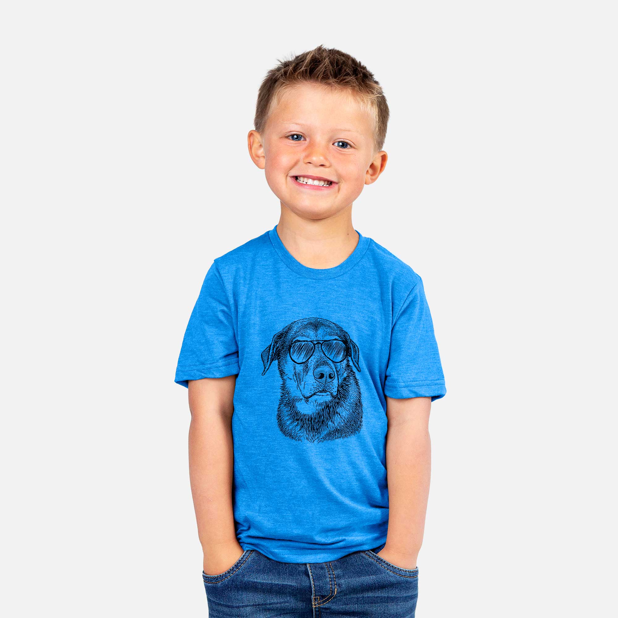 Aviator Lobo the Shepherd Mix - Kids/Youth/Toddler Shirt