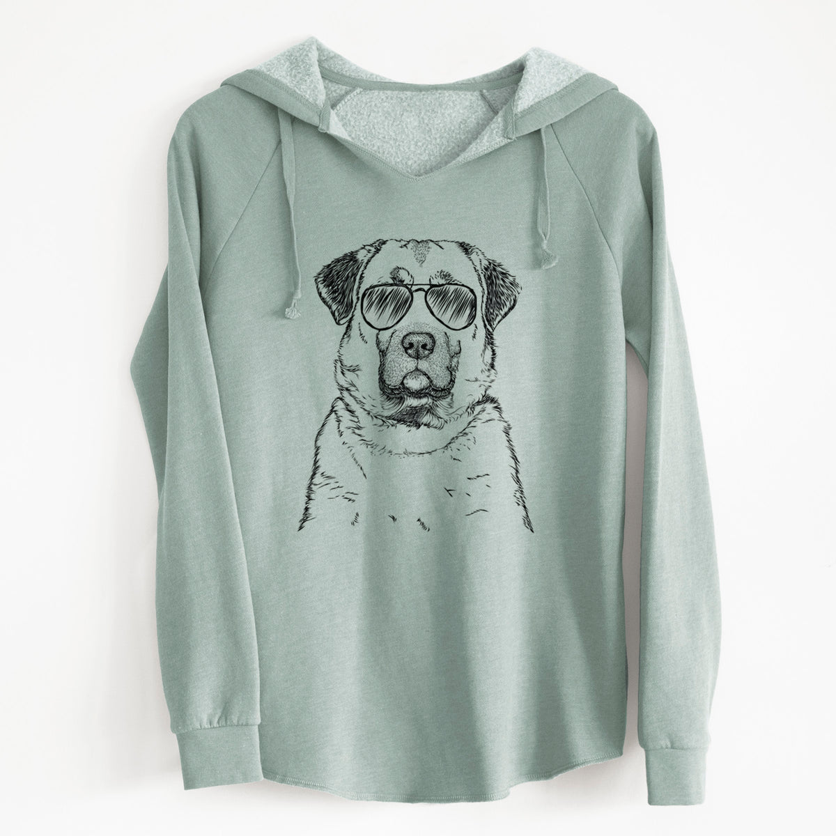 Aviator Loca the Anatolian Shepherd - Cali Wave Hooded Sweatshirt