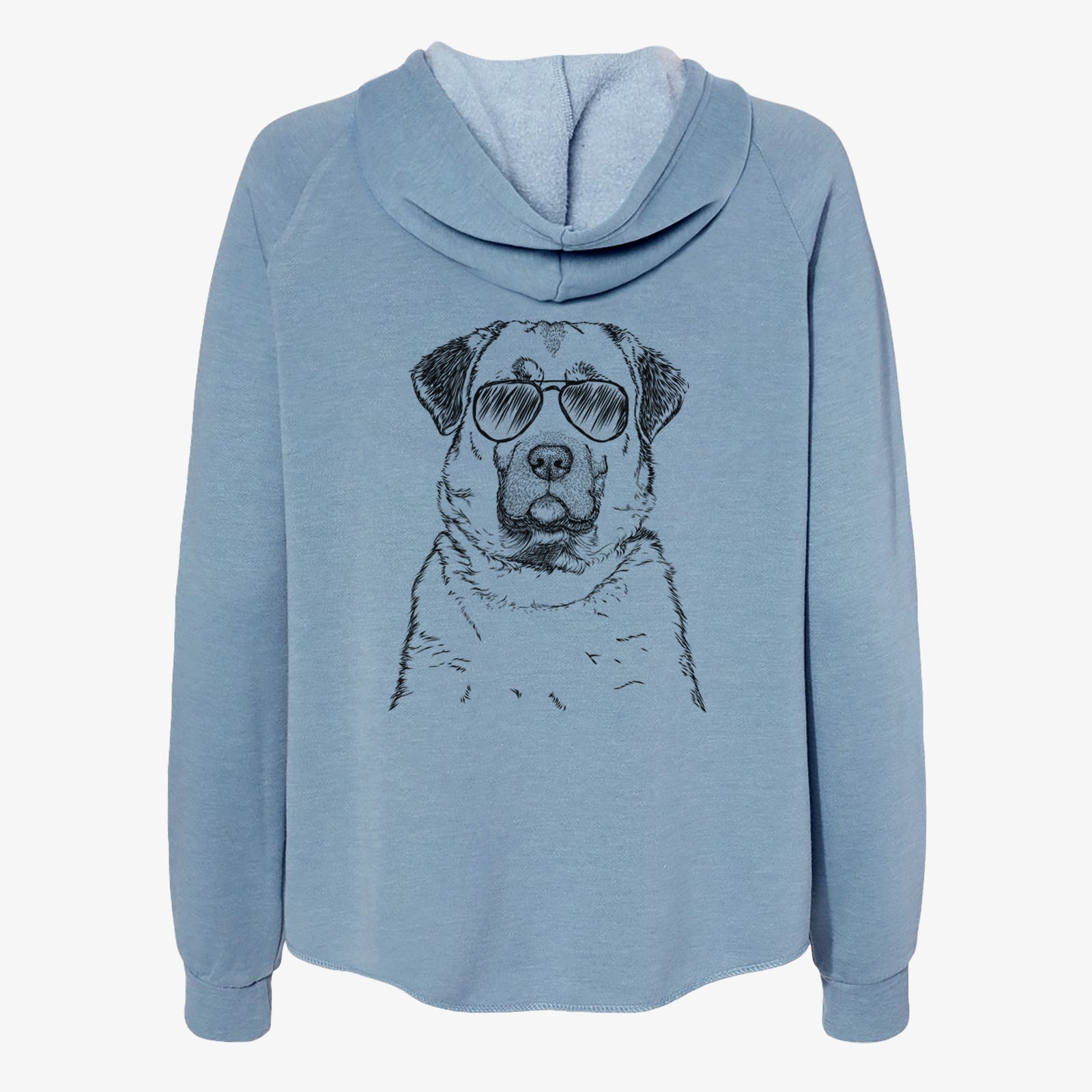 Loca the Anatolian Shepherd - Women's Cali Wave Zip-Up Sweatshirt