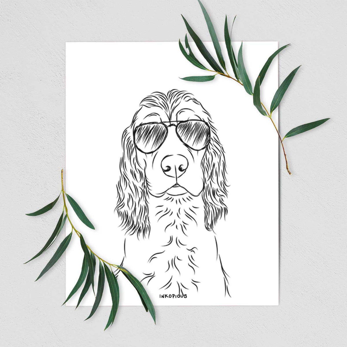 Logan the Cocker Spaniel Art Print