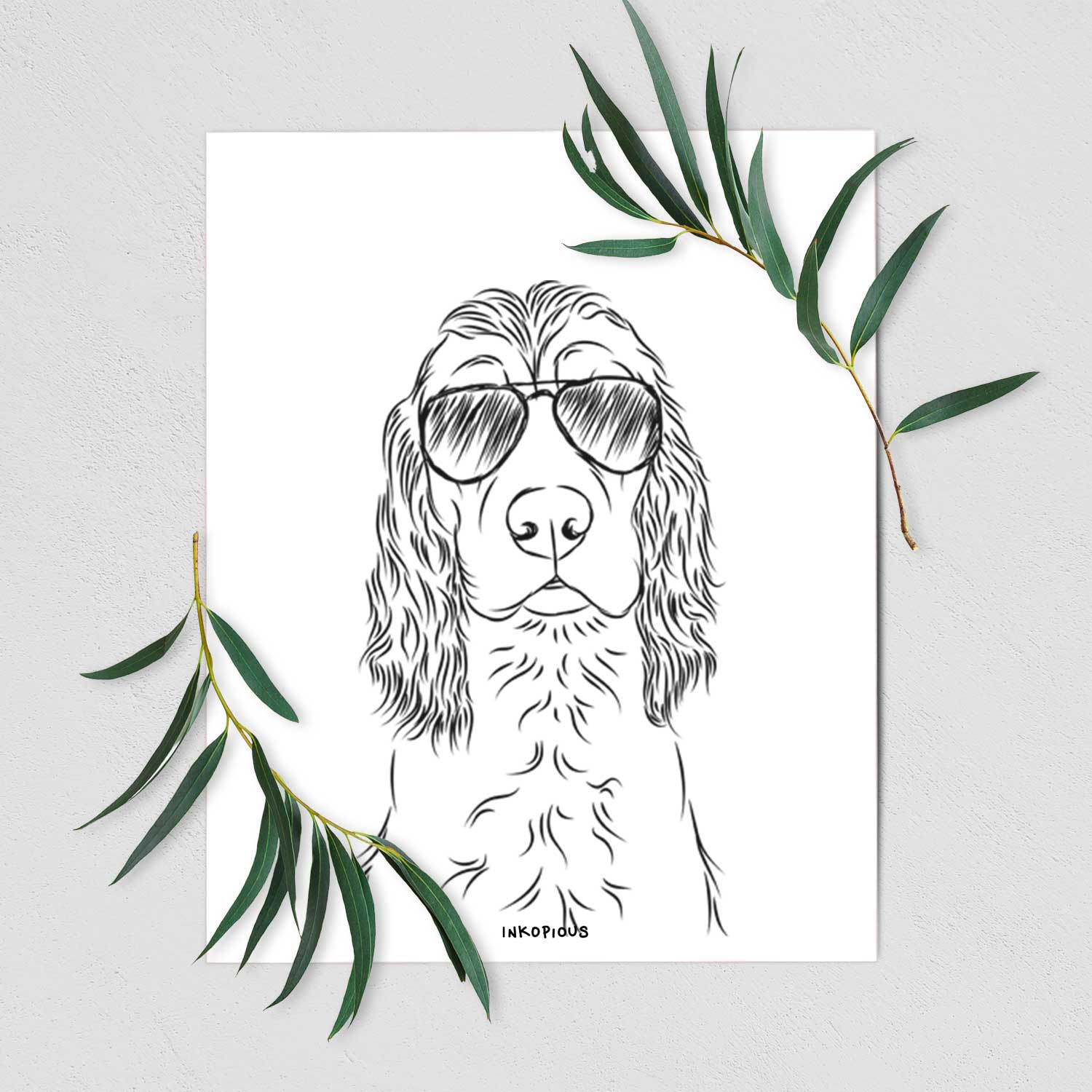 Logan the Cocker Spaniel Art Print