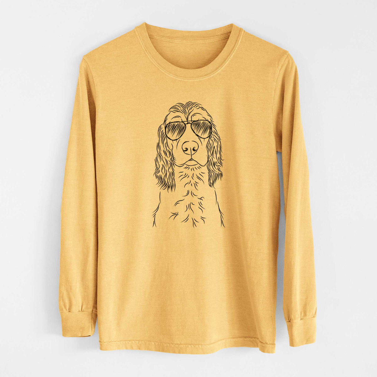 Aviators Logan the Cocker Spaniel - Heavyweight 100% Cotton Long Sleeve