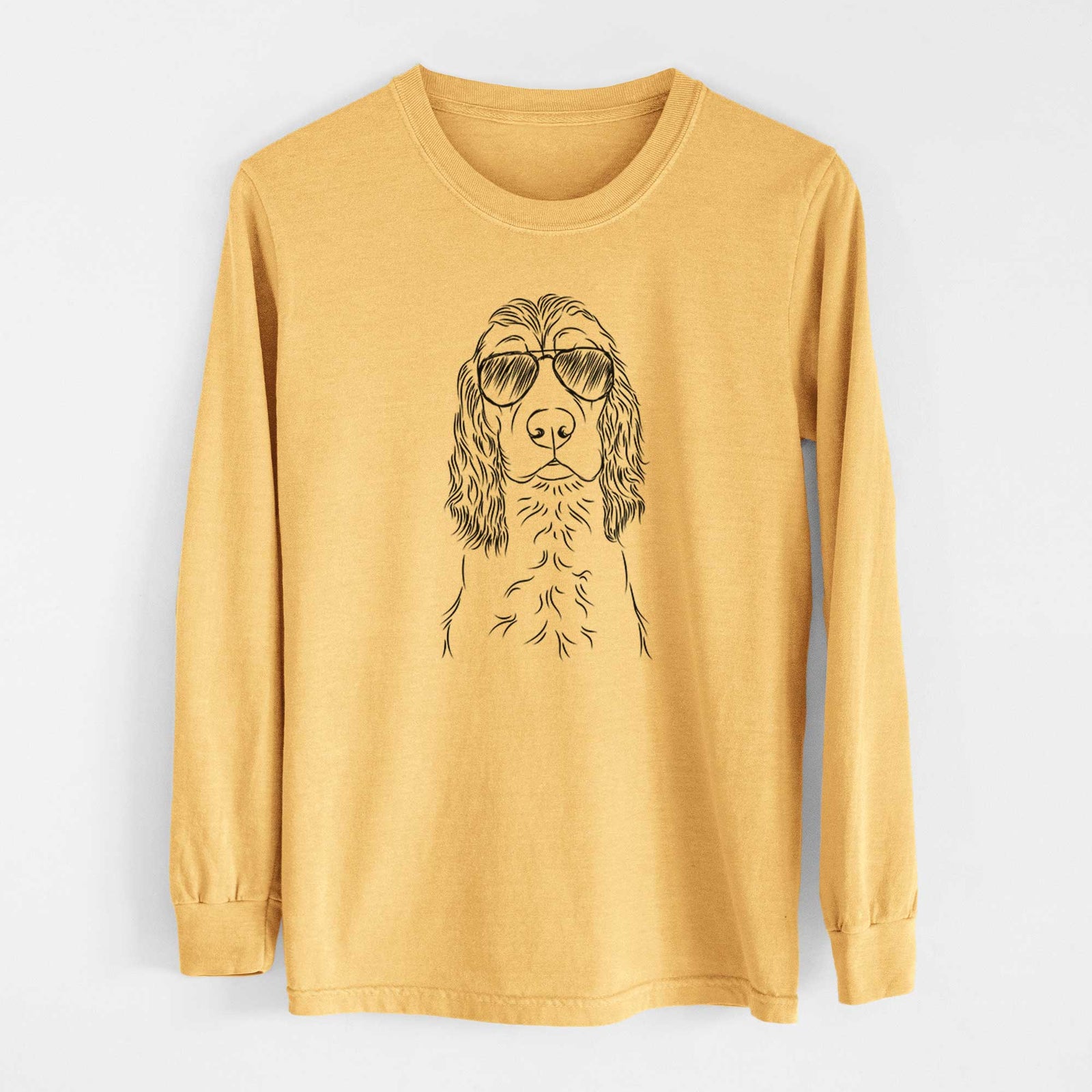 Aviators Logan the Cocker Spaniel - Heavyweight 100% Cotton Long Sleeve