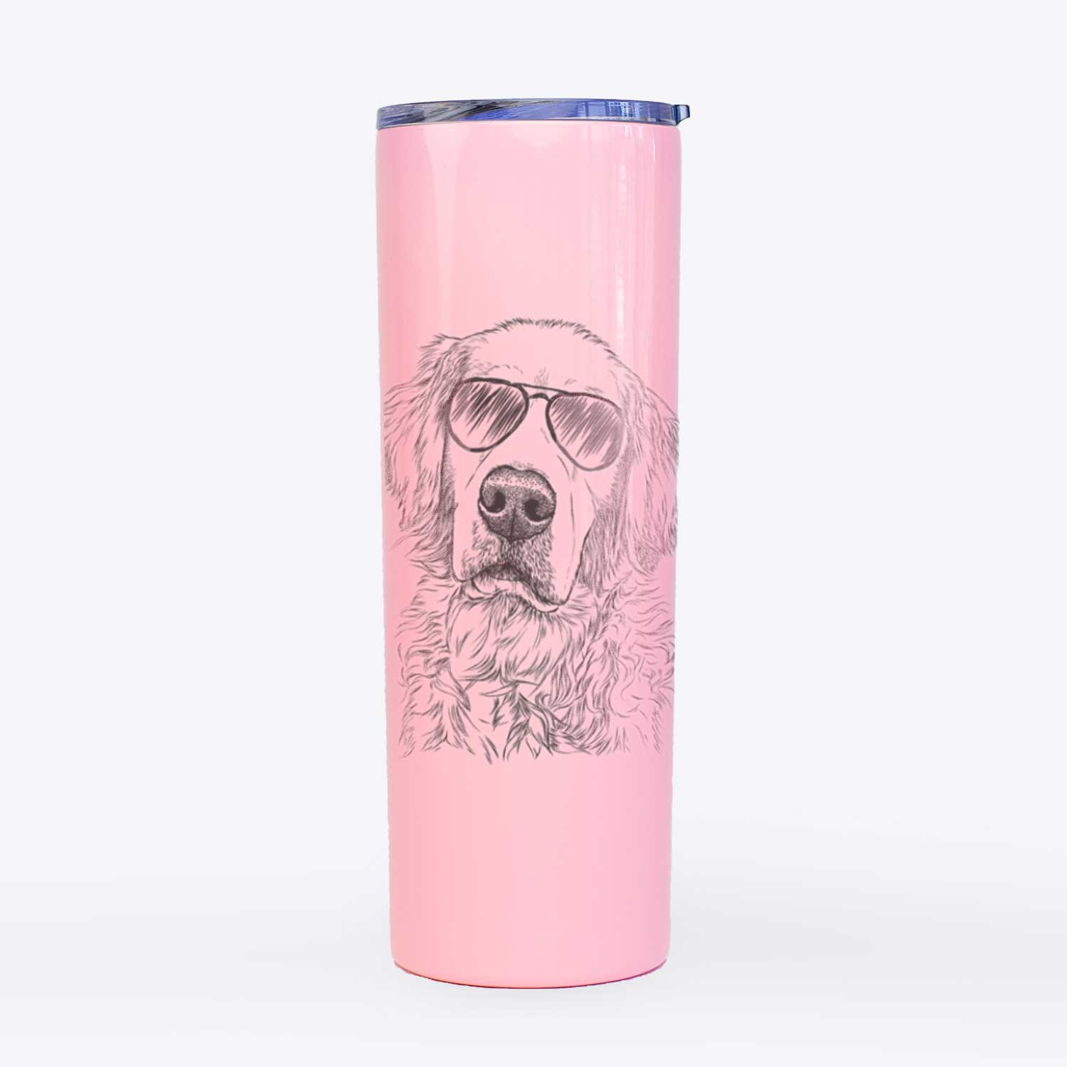 Loganator the Golden Retriever - 20oz Skinny Tumbler