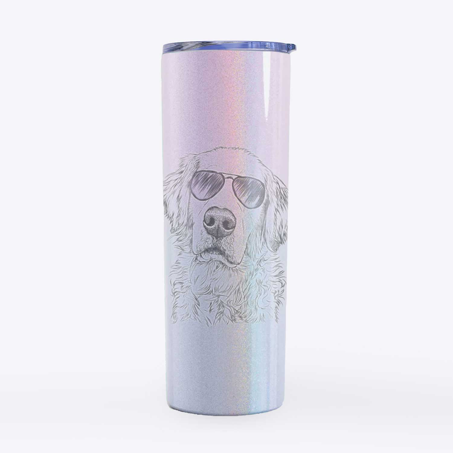 Loganator the Golden Retriever - 20oz Skinny Tumbler