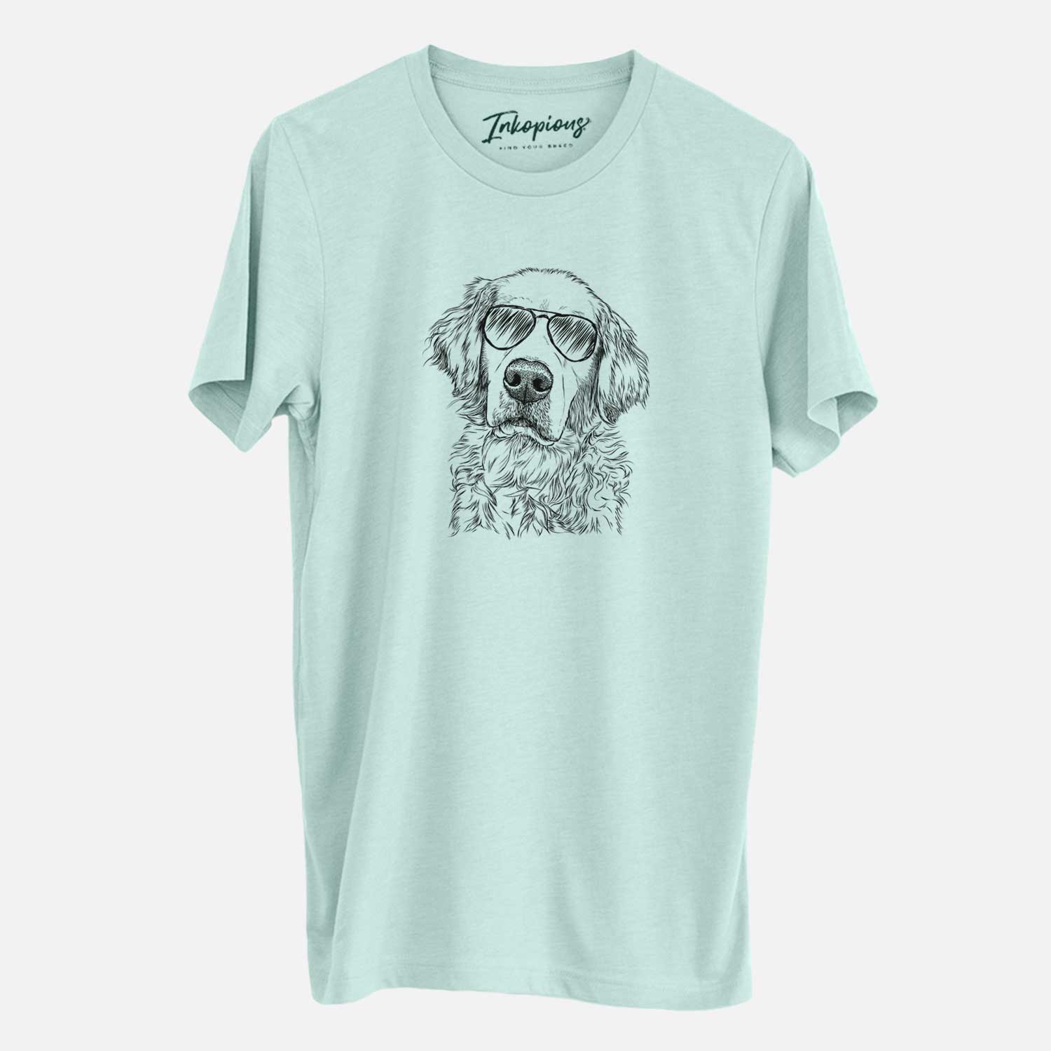 Aviator Loganator the Golden Retriever - Unisex Crewneck