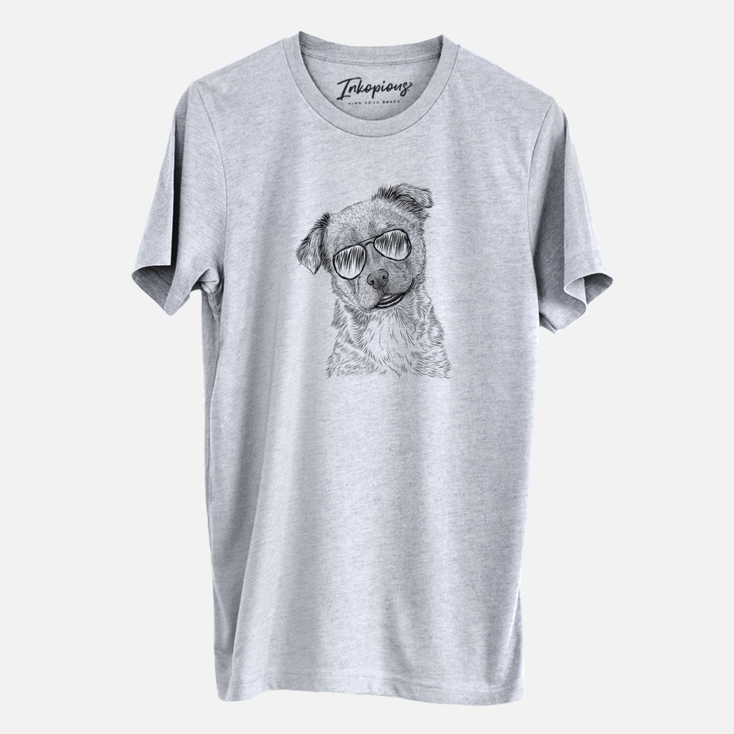 Aviator Loki Bear the Australian Cattle Dog Mix - Unisex Crewneck