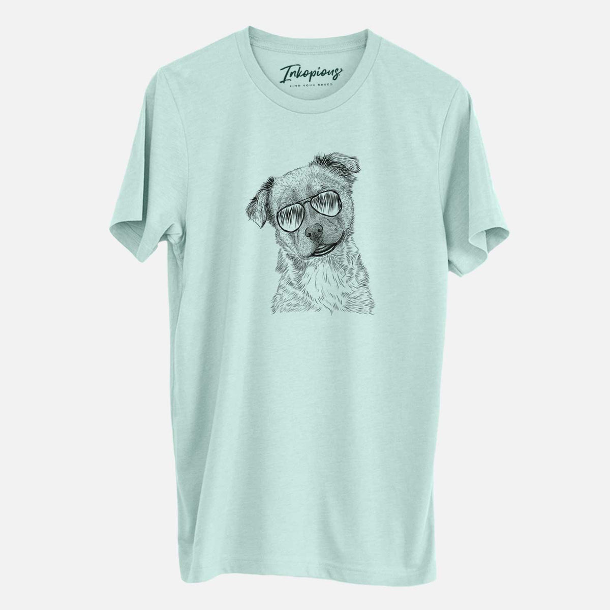 Aviator Loki Bear the Australian Cattle Dog Mix - Unisex Crewneck