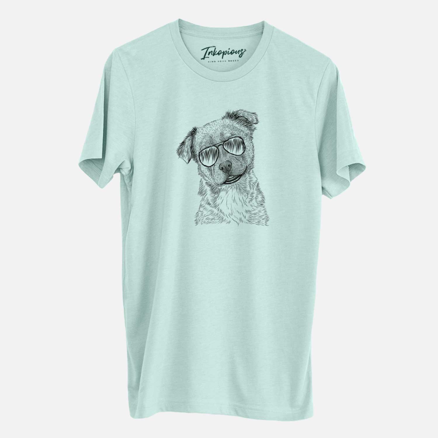 Aviator Loki Bear the Australian Cattle Dog Mix - Unisex Crewneck