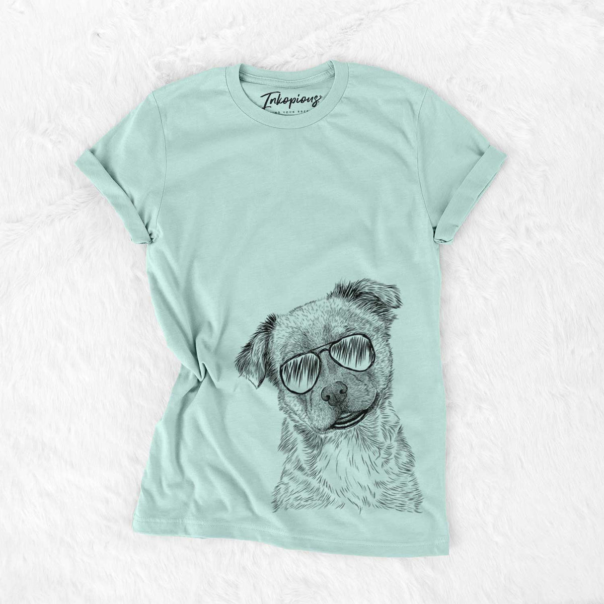 Aviator Loki Bear the Australian Cattle Dog Mix - Unisex Crewneck