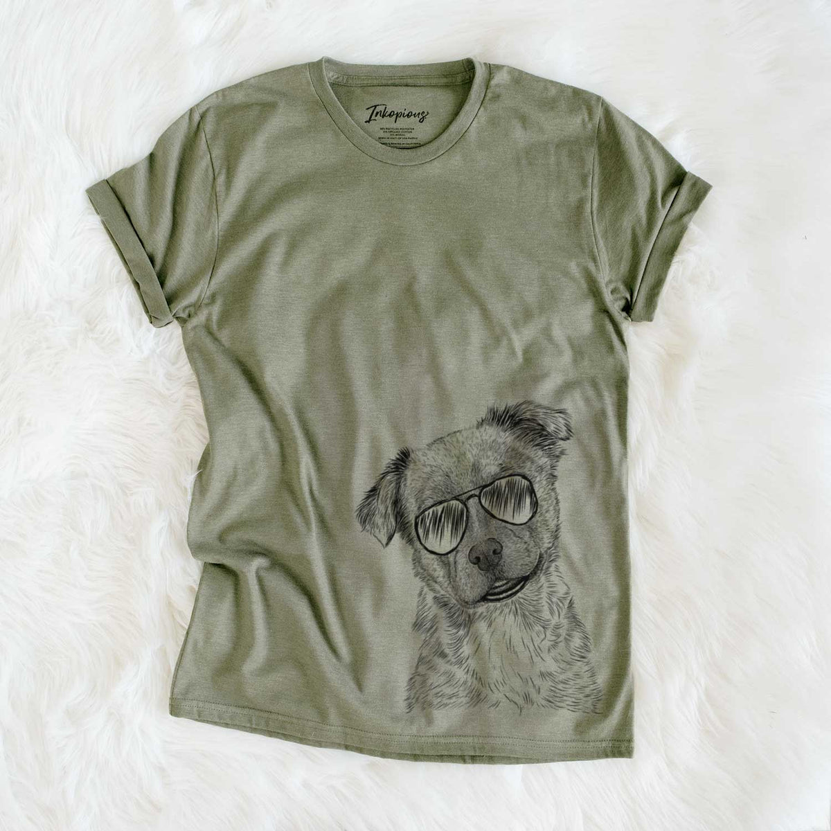 Aviator Loki Bear the Australian Cattle Dog Mix - Unisex Crewneck