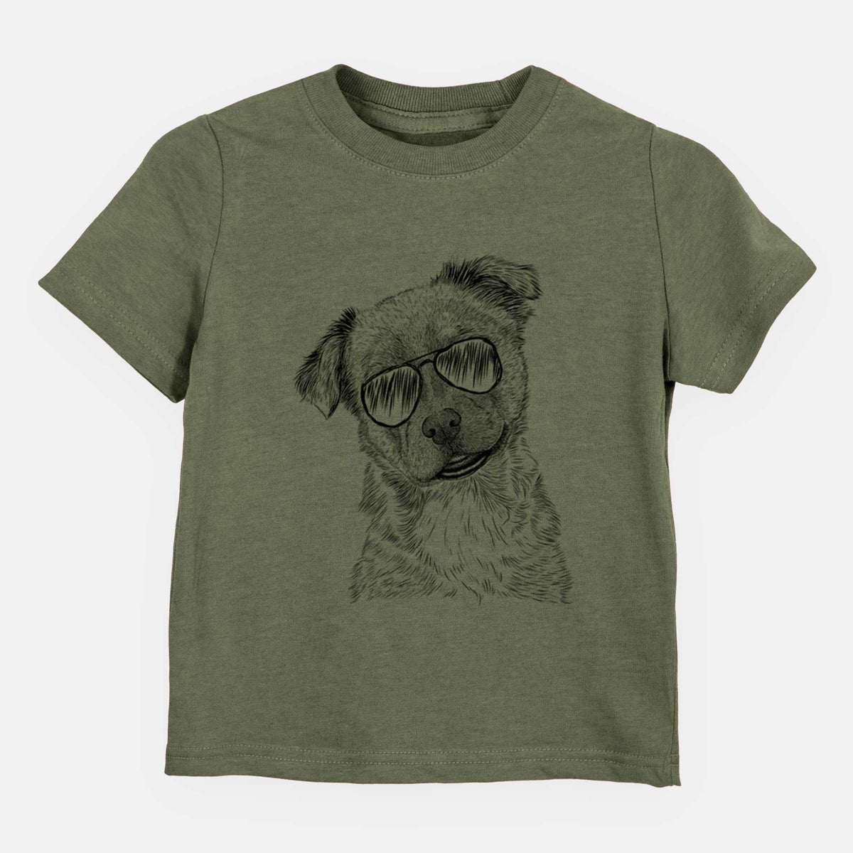 Aviator Loki Bear the Australian Cattle Dog Mix - Kids/Youth/Toddler Shirt