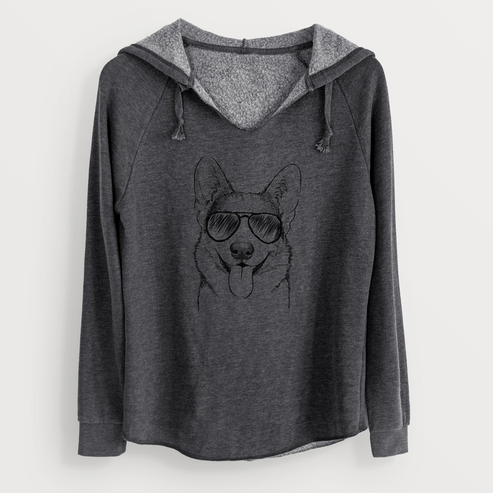 Aviator Loki the Corgi - Cali Wave Hooded Sweatshirt