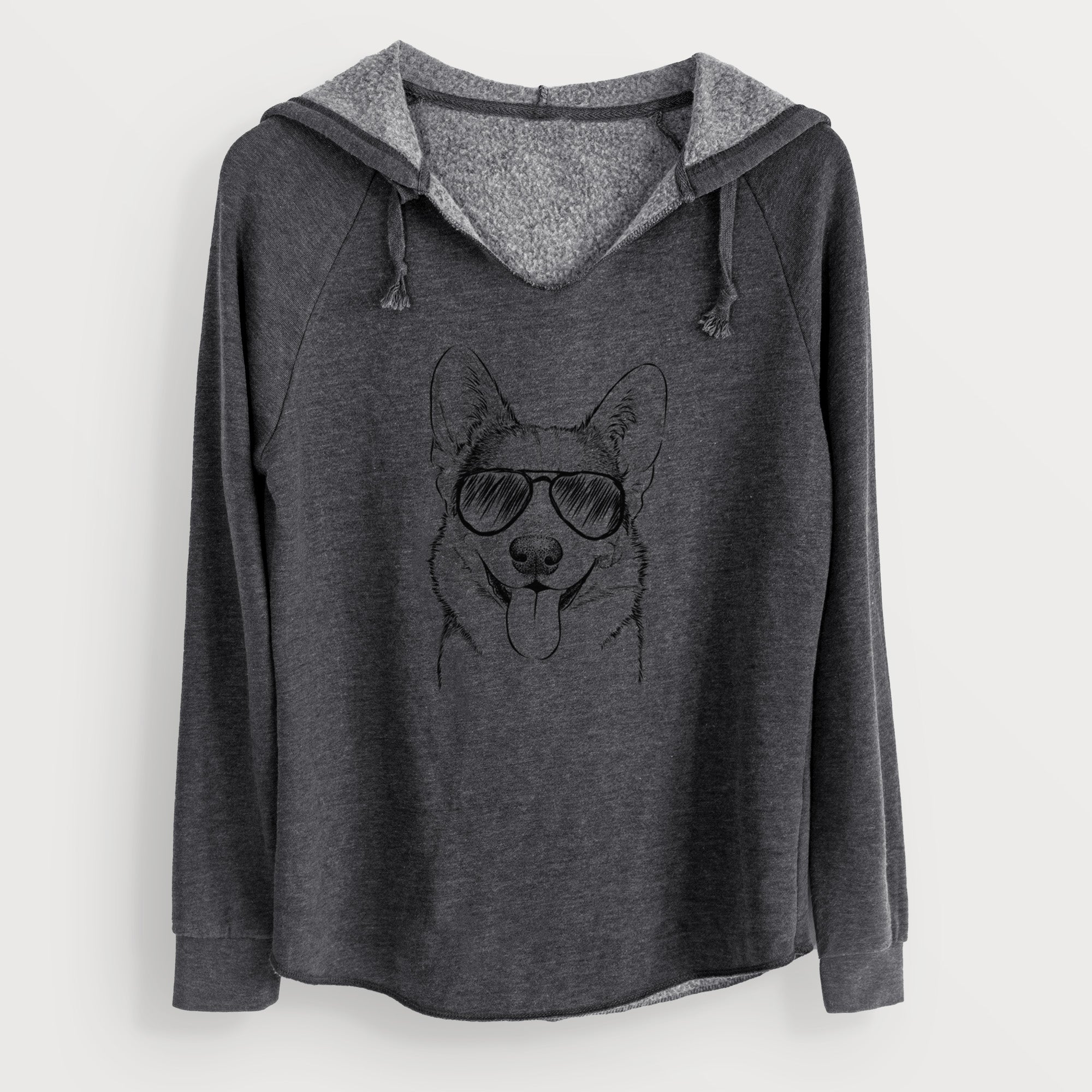 Aviator Loki the Corgi - Cali Wave Hooded Sweatshirt
