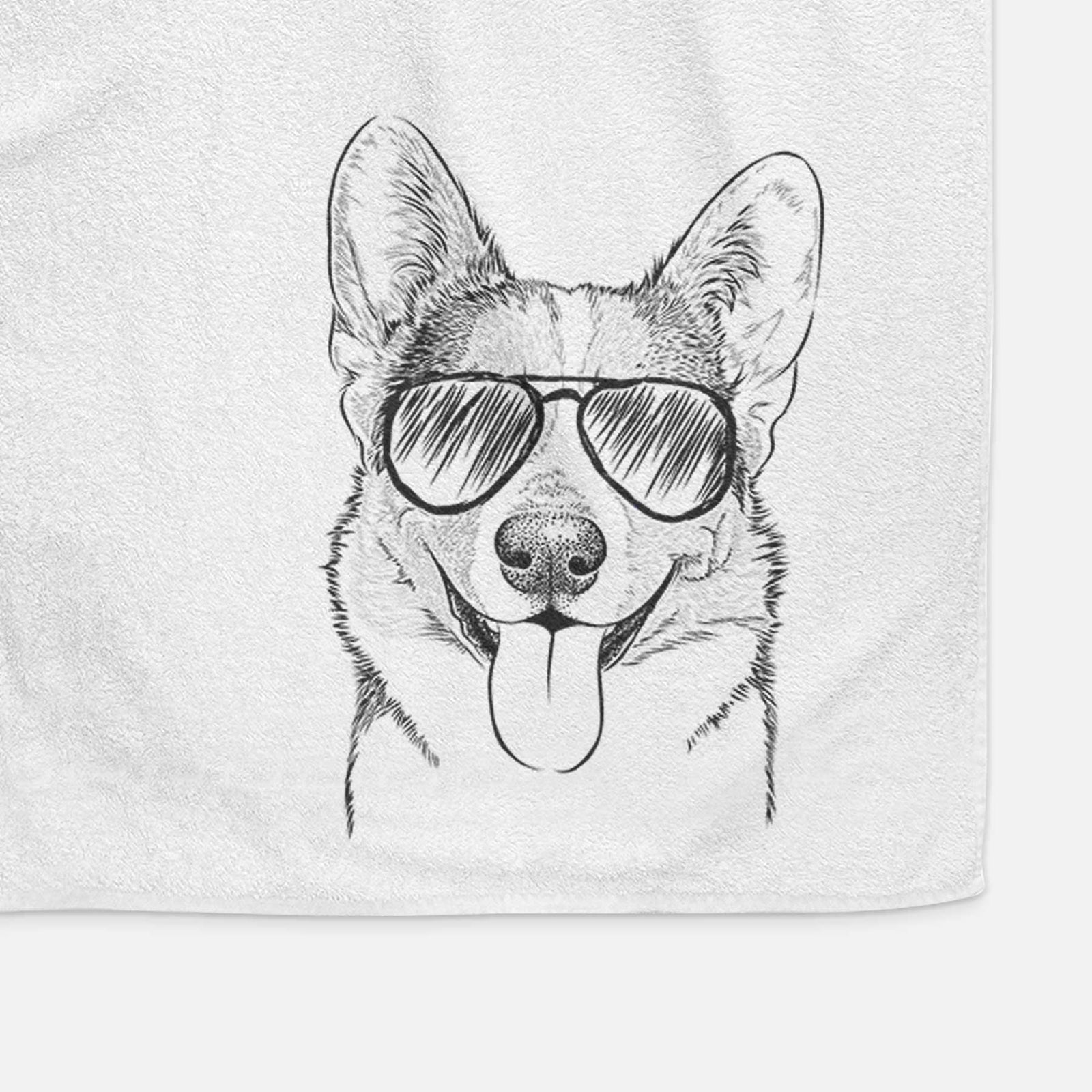 Loki the Corgi Decorative Hand Towel