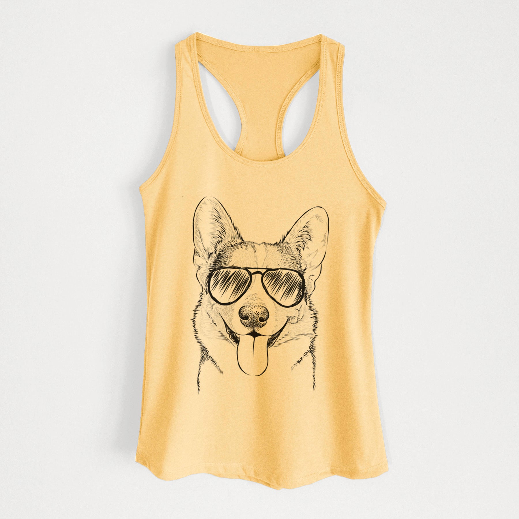 Loki the Corgi - Women's Racerback Tanktop