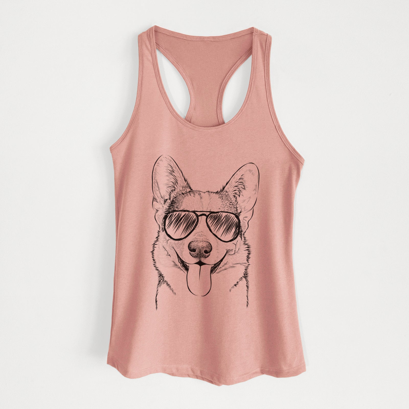 Loki the Corgi - Women's Racerback Tanktop