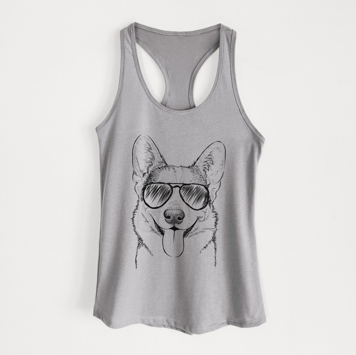 Loki the Corgi - Women's Racerback Tanktop