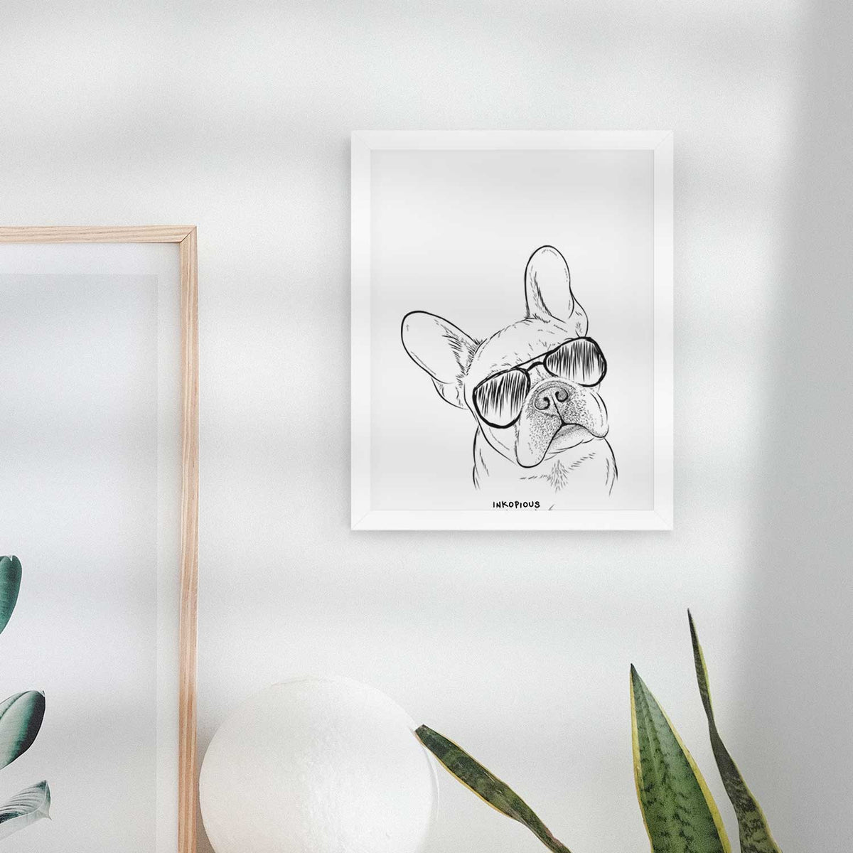Loki the French Bulldog Art Print