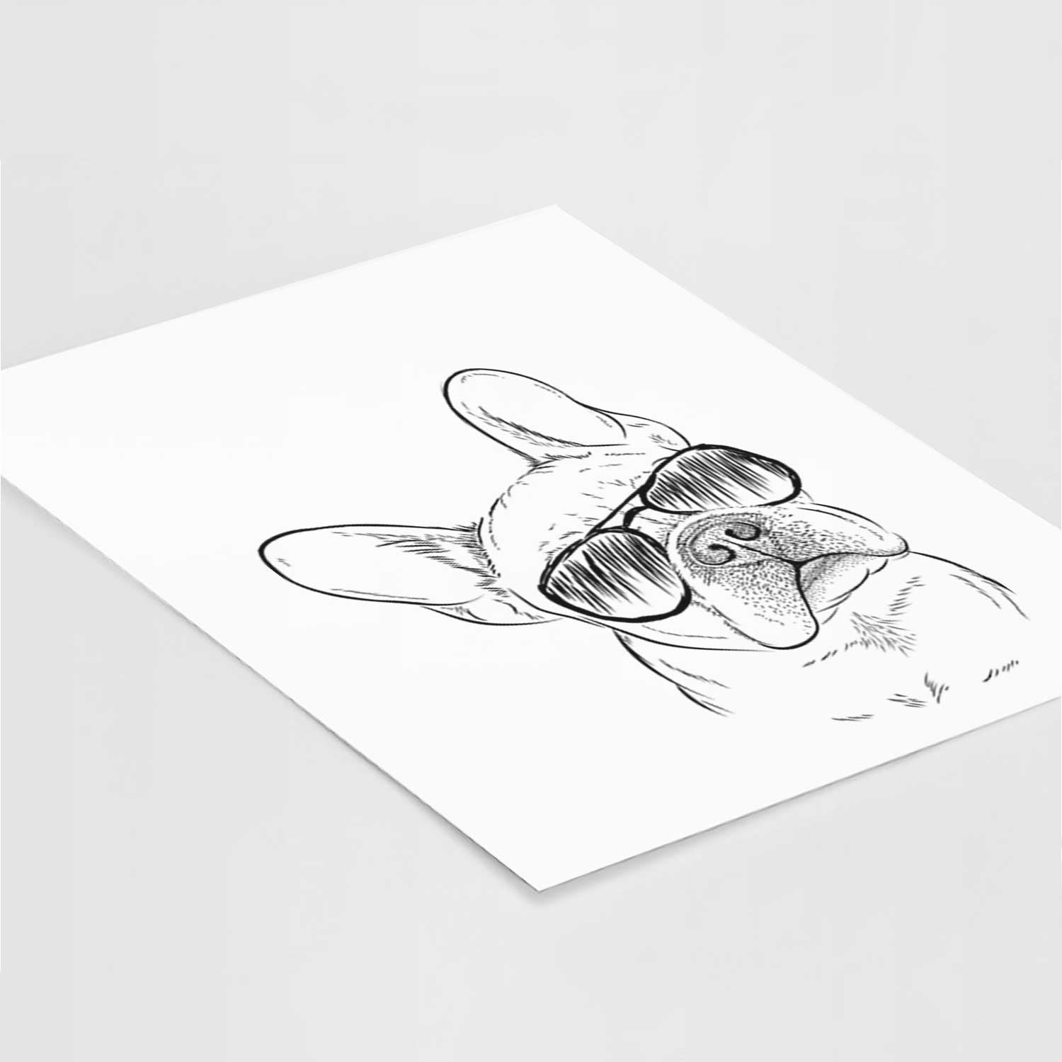 Loki the French Bulldog Art Print