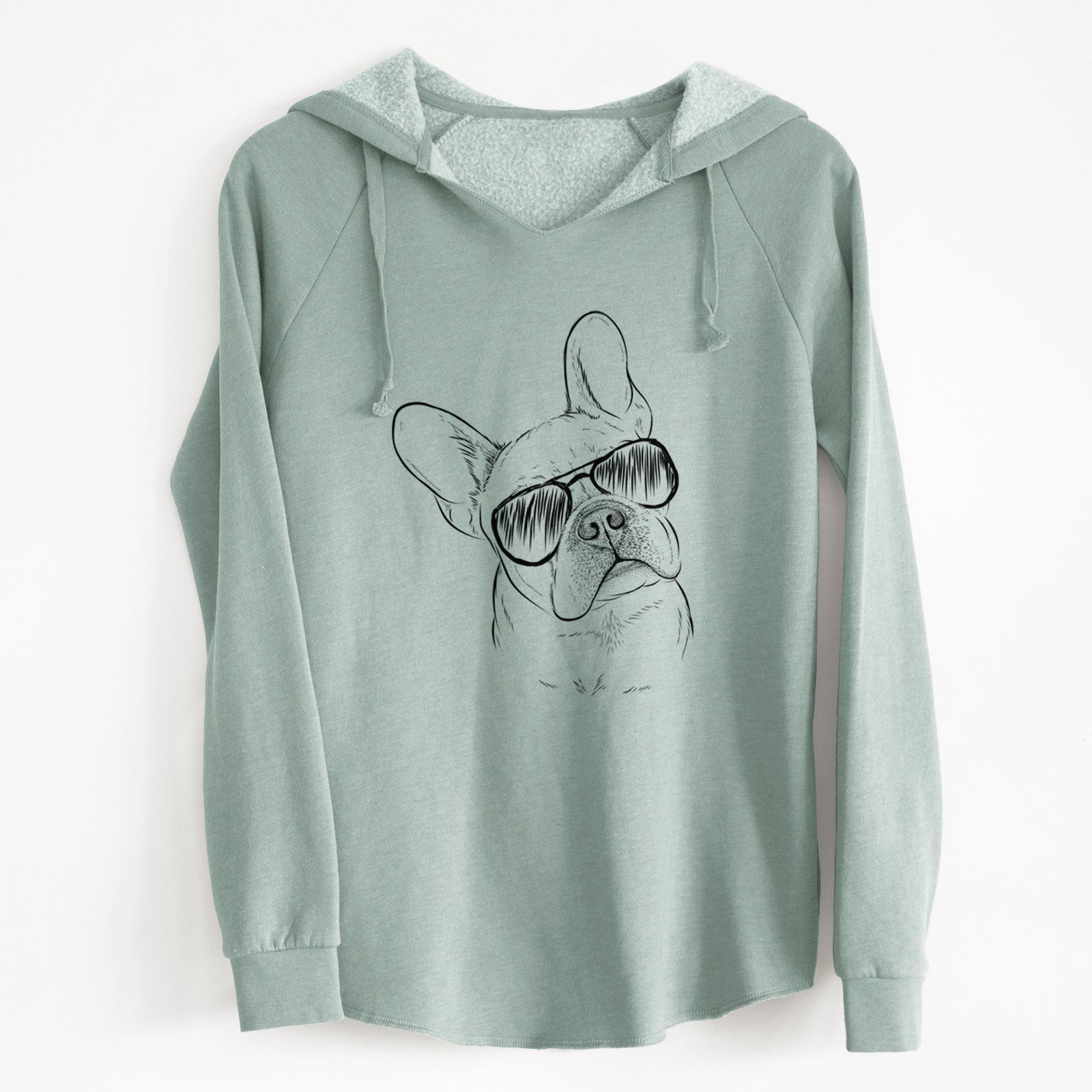 Aviator Loki the French Bulldog - Cali Wave Hooded Sweatshirt