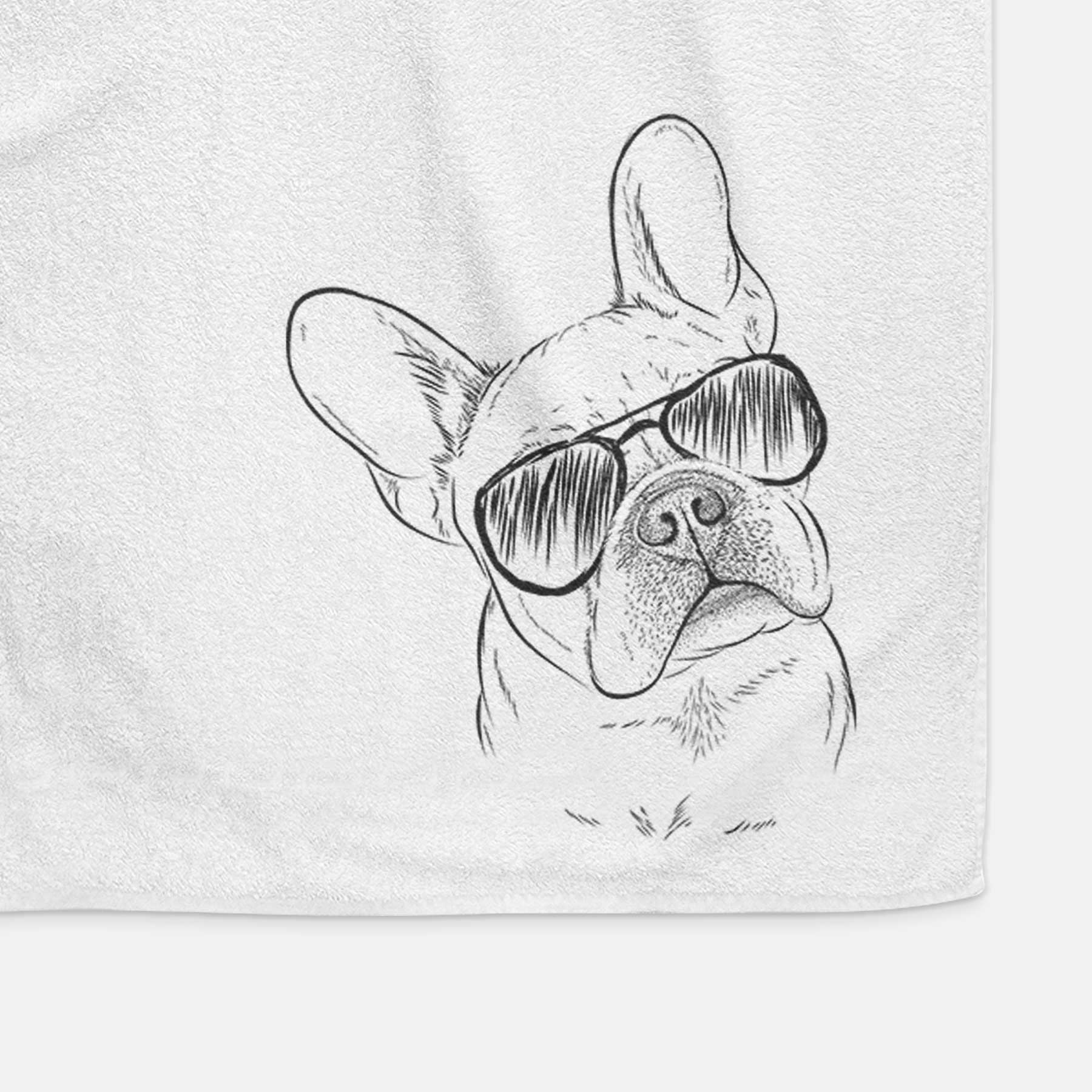 Loki the French Bulldog Decorative Hand Towel