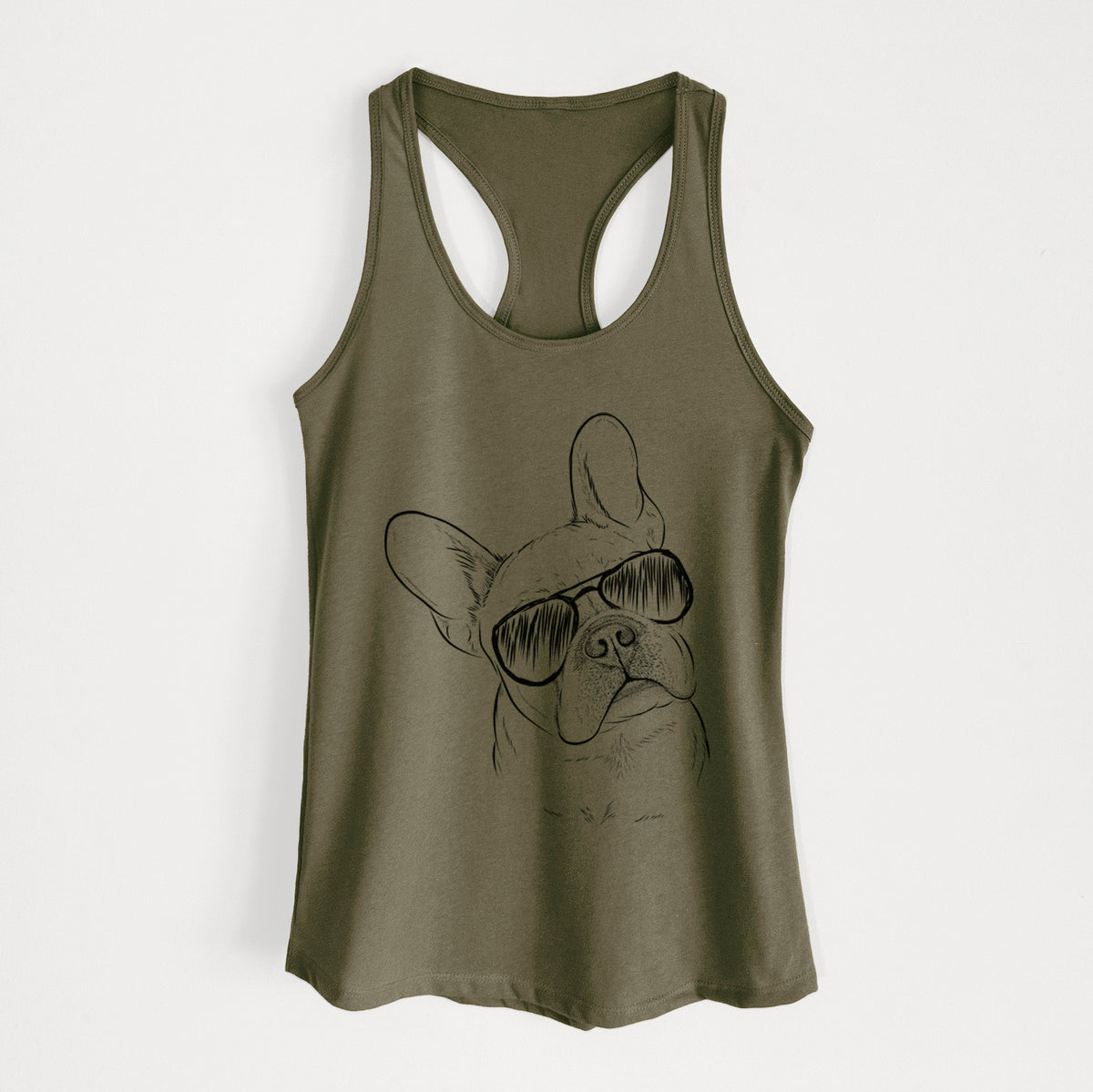 Loki the French Bulldog - Women's Racerback Tanktop