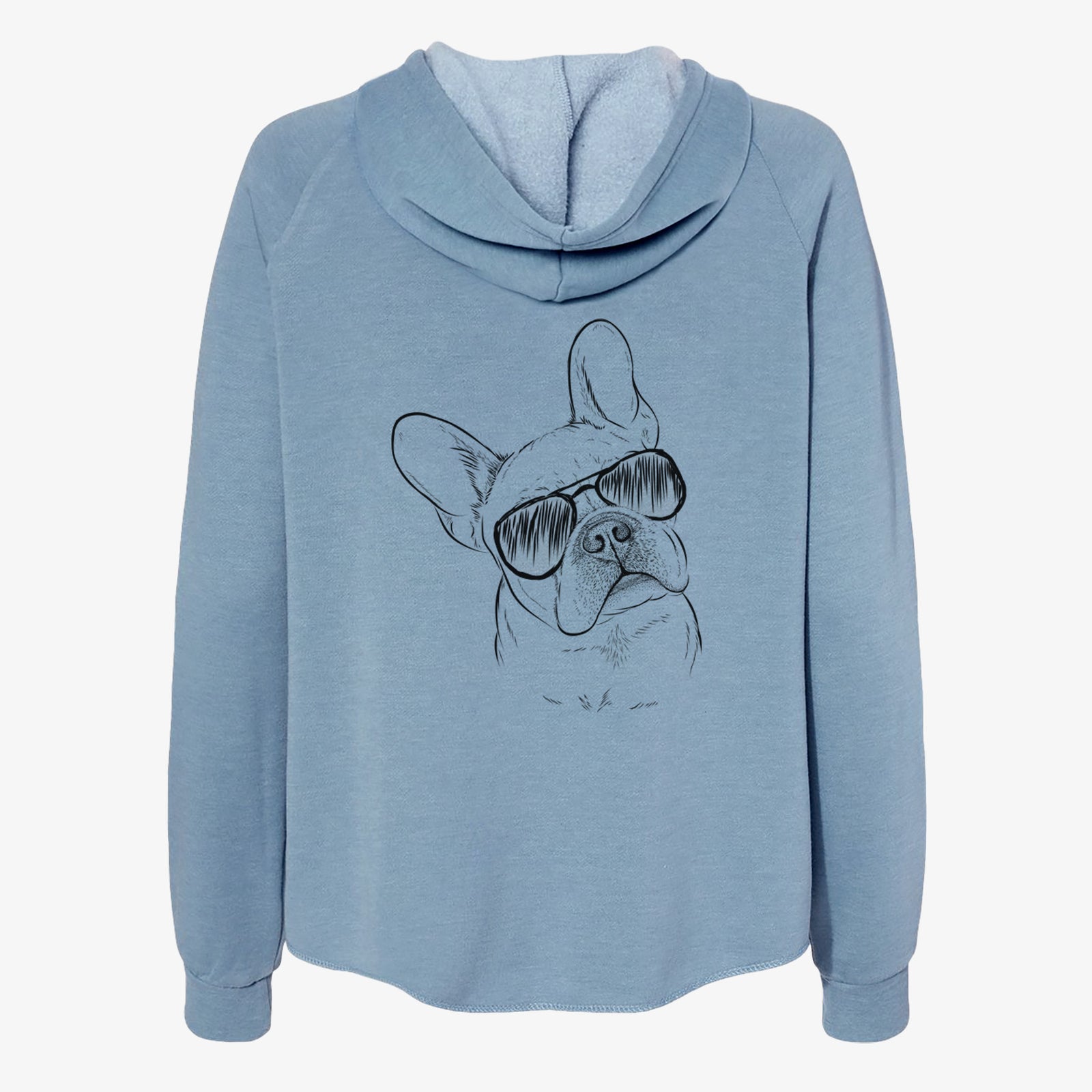 Loki the French Bulldog - Women's Cali Wave Zip-Up Sweatshirt