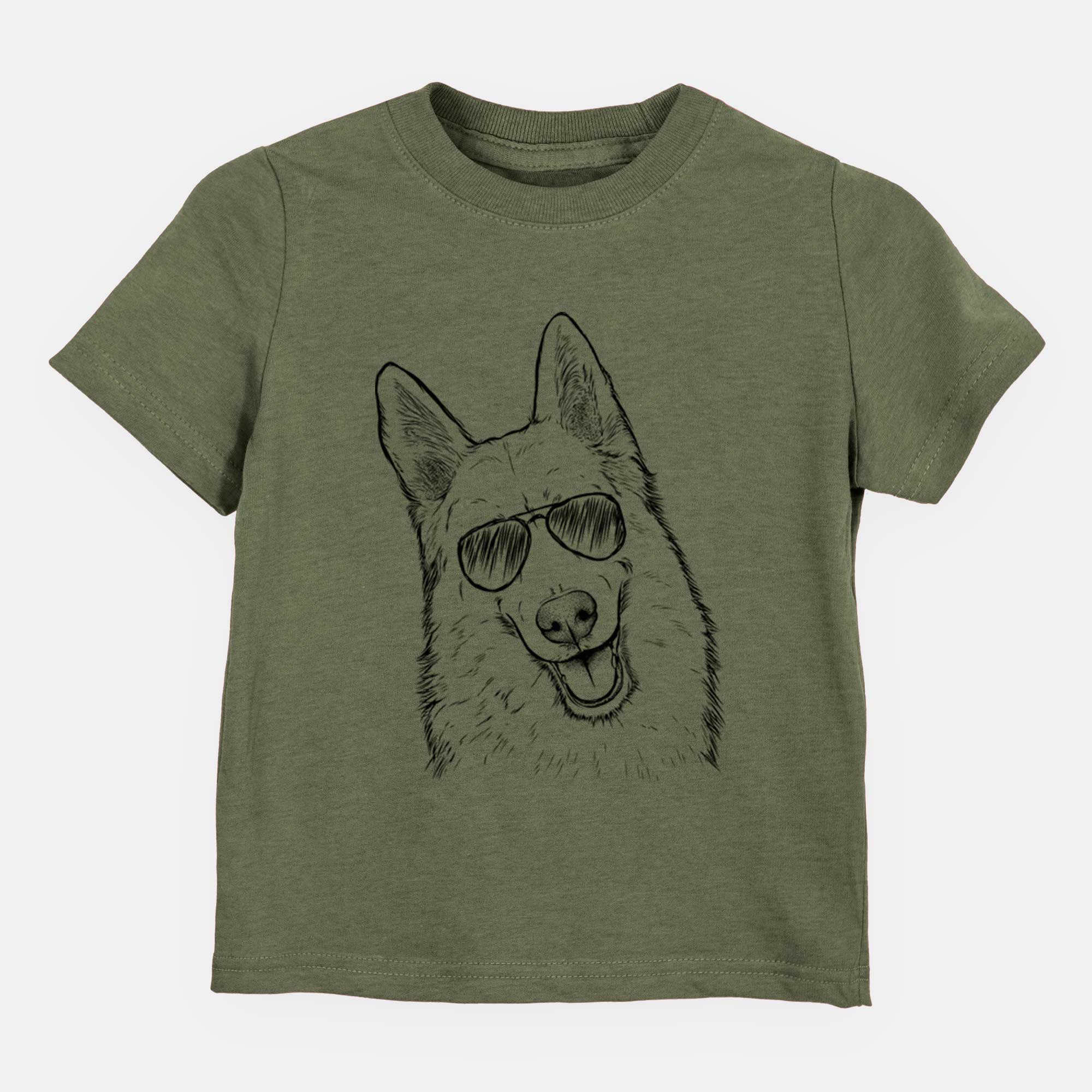 Aviator Loki the Husky Shepherd Mix - Kids/Youth/Toddler Shirt