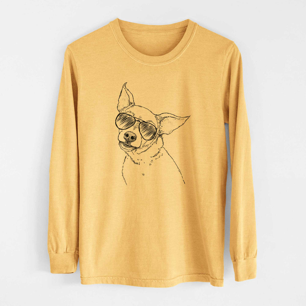 Aviators Lola the Chiweenie - Heavyweight 100% Cotton Long Sleeve