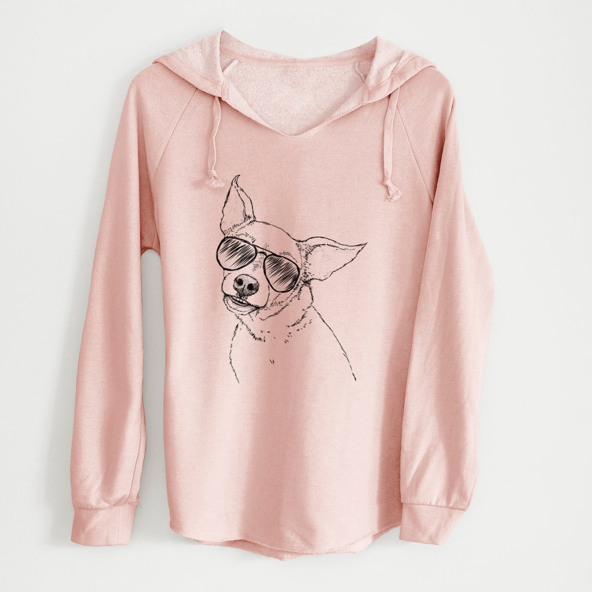 Aviator Lola the Chiweenie - Cali Wave Hooded Sweatshirt
