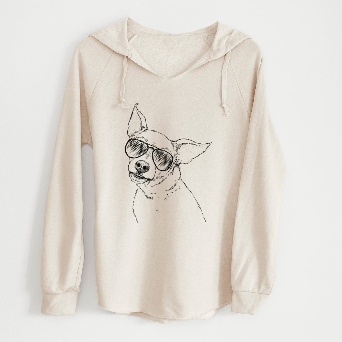 Aviator Lola the Chiweenie - Cali Wave Hooded Sweatshirt