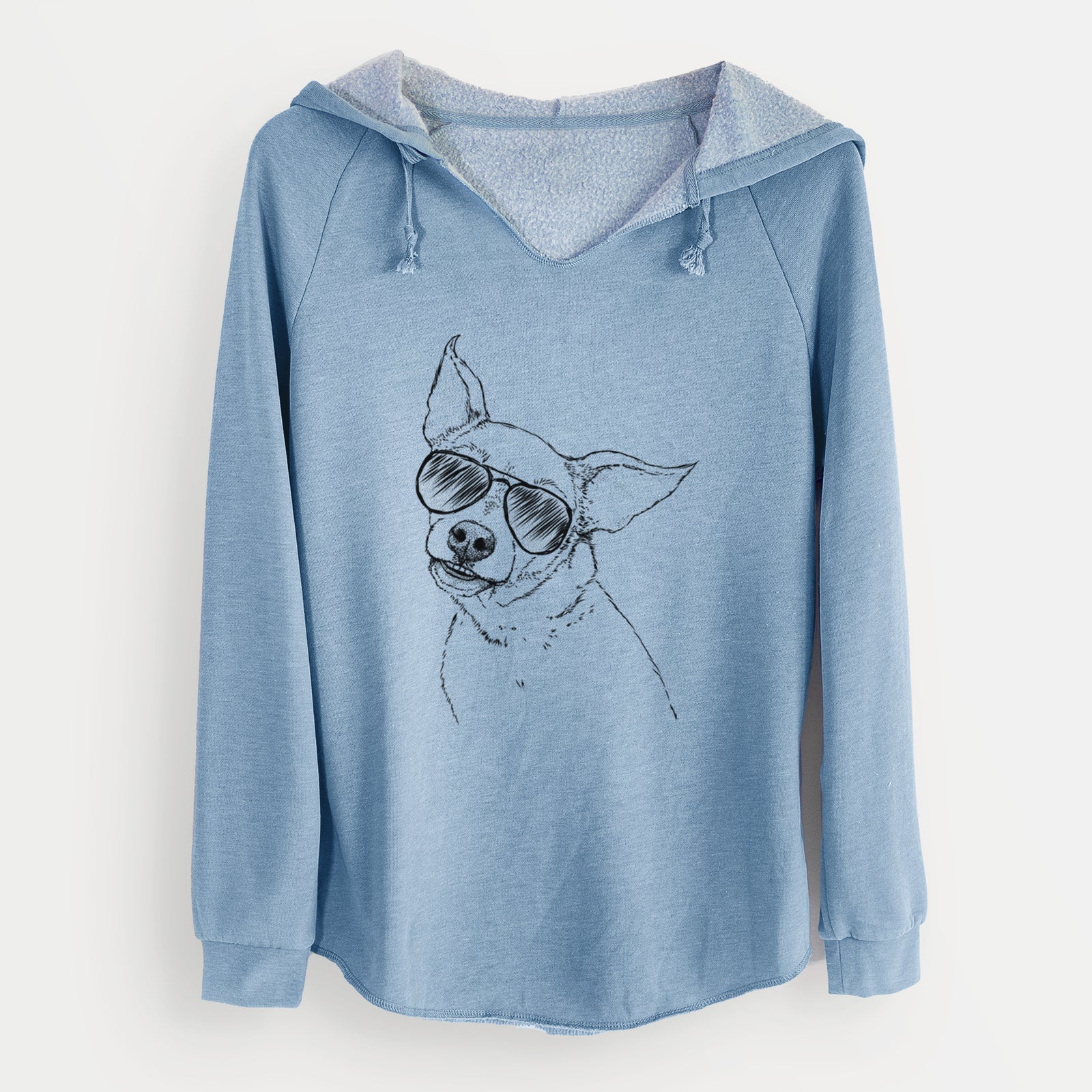 Aviator Lola the Chiweenie - Cali Wave Hooded Sweatshirt