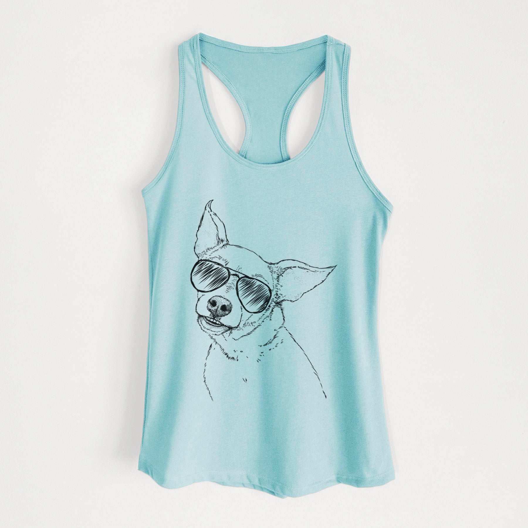 Lola the Chiweenie - Women's Racerback Tanktop