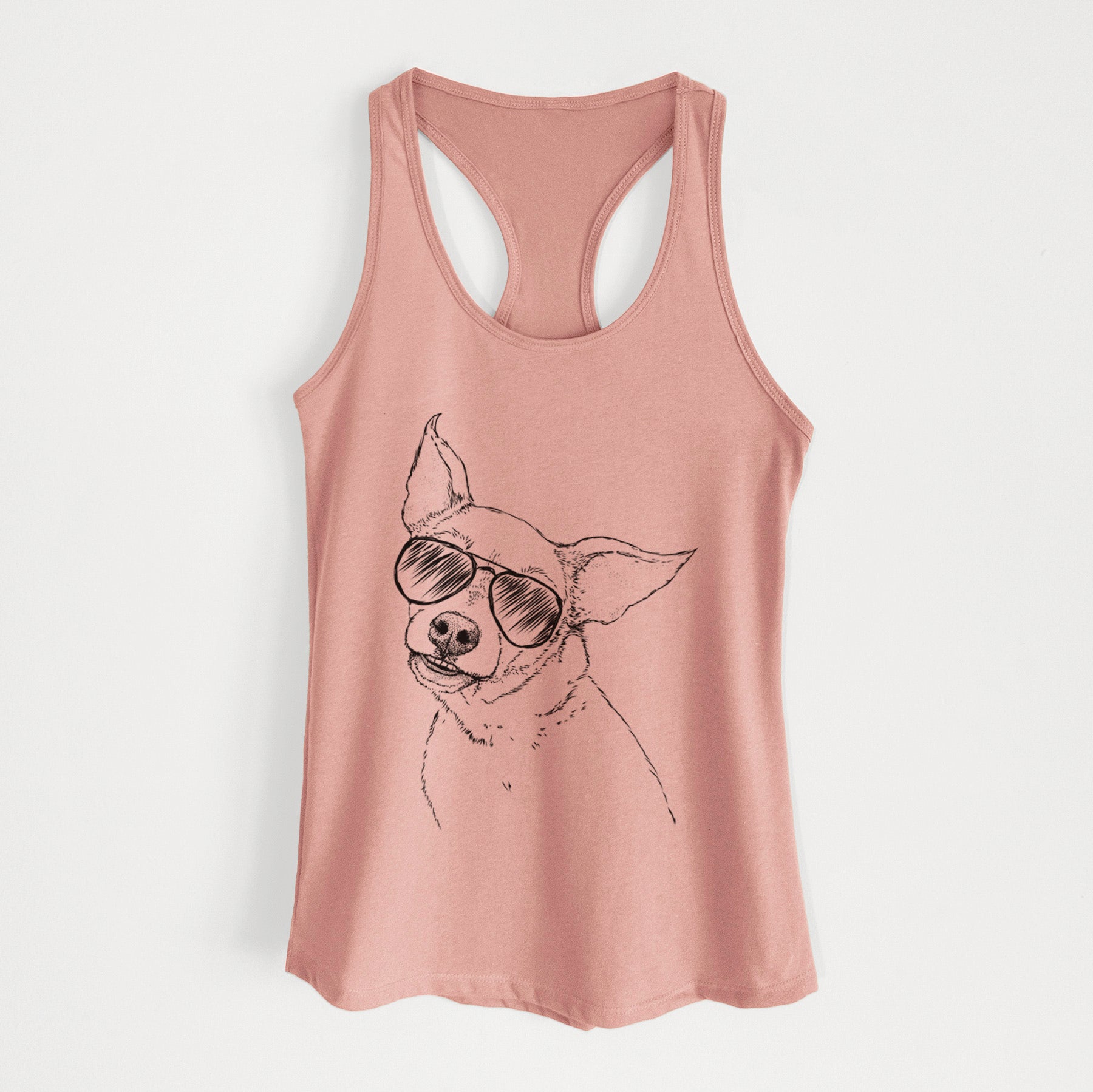 Lola the Chiweenie - Women's Racerback Tanktop