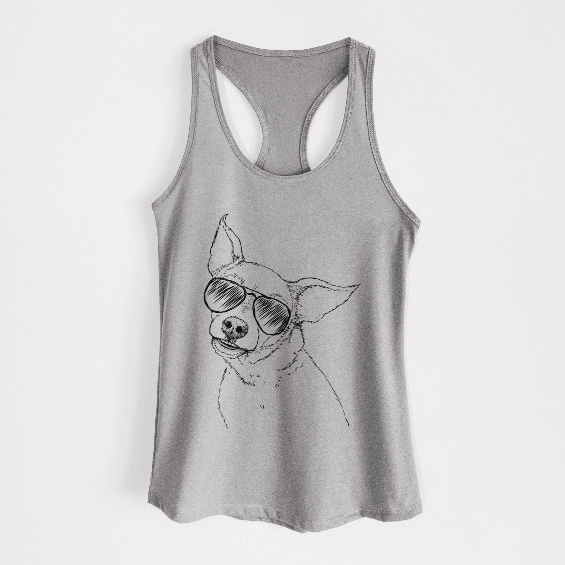 Lola the Chiweenie - Women's Racerback Tanktop