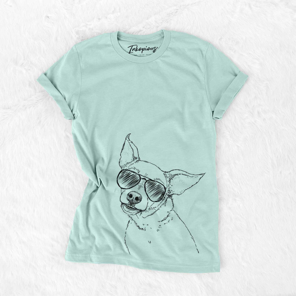 Aviator Lola the Chiweenie - Unisex Crewneck
