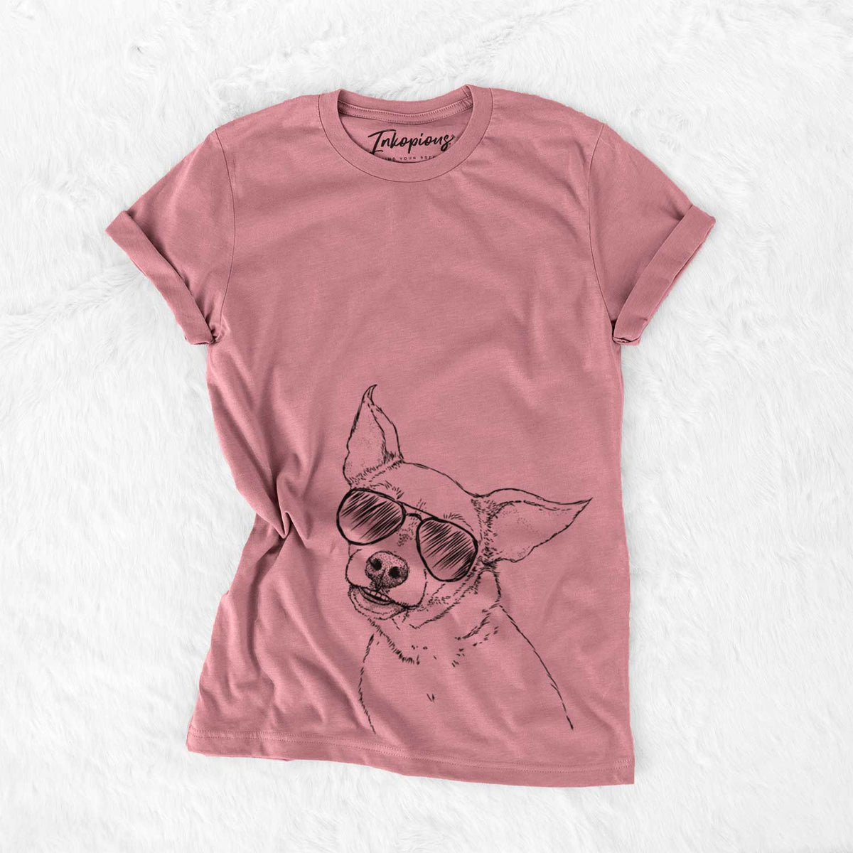 Aviator Lola the Chiweenie - Unisex Crewneck