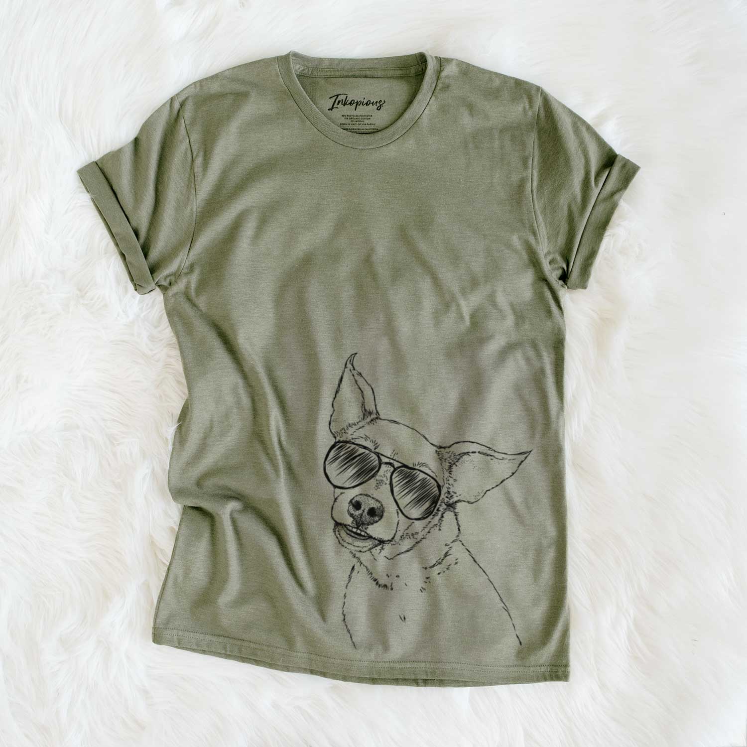 Aviator Lola the Chiweenie - Unisex Crewneck