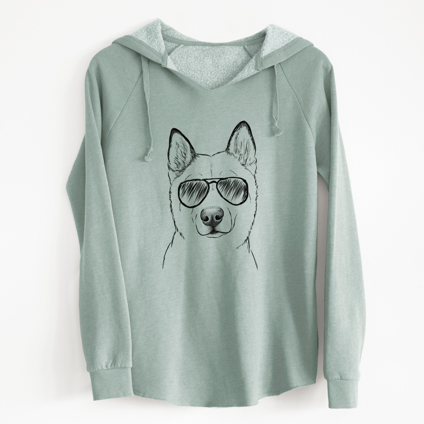 Aviator London the Siberian Husky - Cali Wave Hooded Sweatshirt