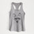 London the Siberian Husky - Women's Racerback Tanktop