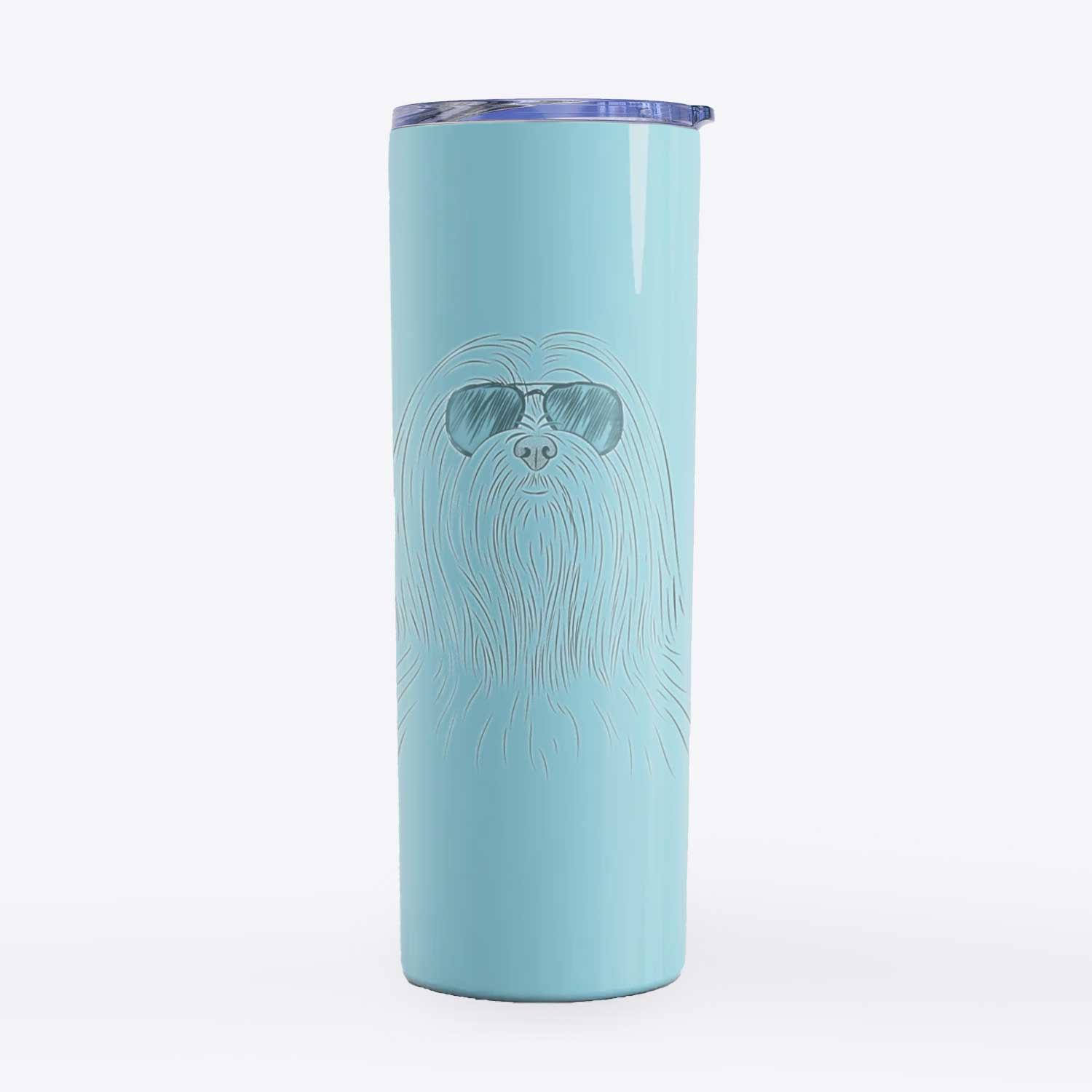 Lorenzo the Lhasa Apso - 20oz Skinny Tumbler