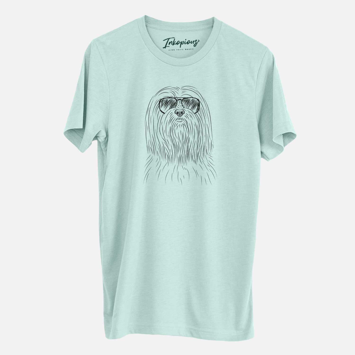 Aviator Lorenzo the Lhasa Apso - Unisex Crewneck