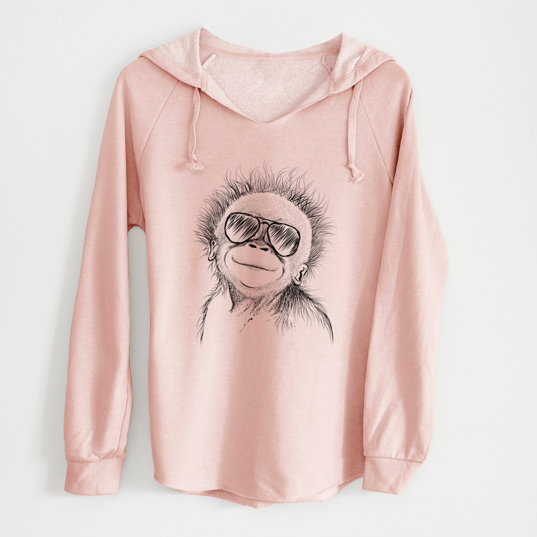 Aviator Louie the Baby Orangutan - Cali Wave Hooded Sweatshirt