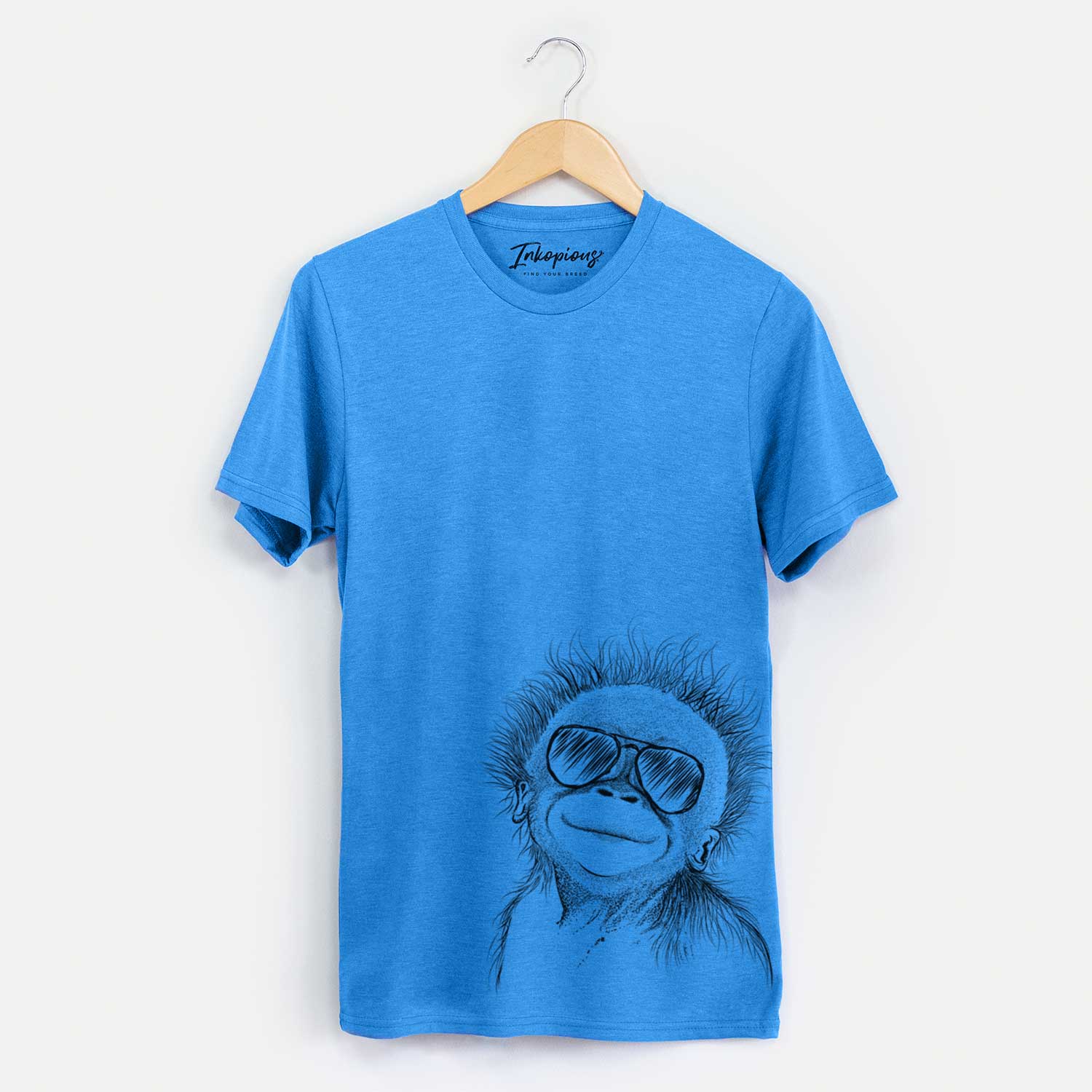 Aviator Louie the Baby Orangutan - Unisex Crewneck