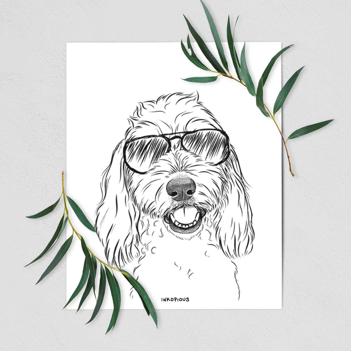 Louie the Coton de Tulear Art Print