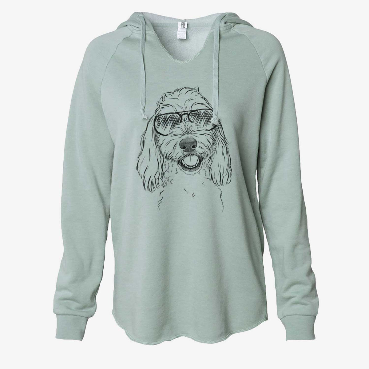 Louie the Coton de Tulear - Cali Wave Hooded Sweatshirt