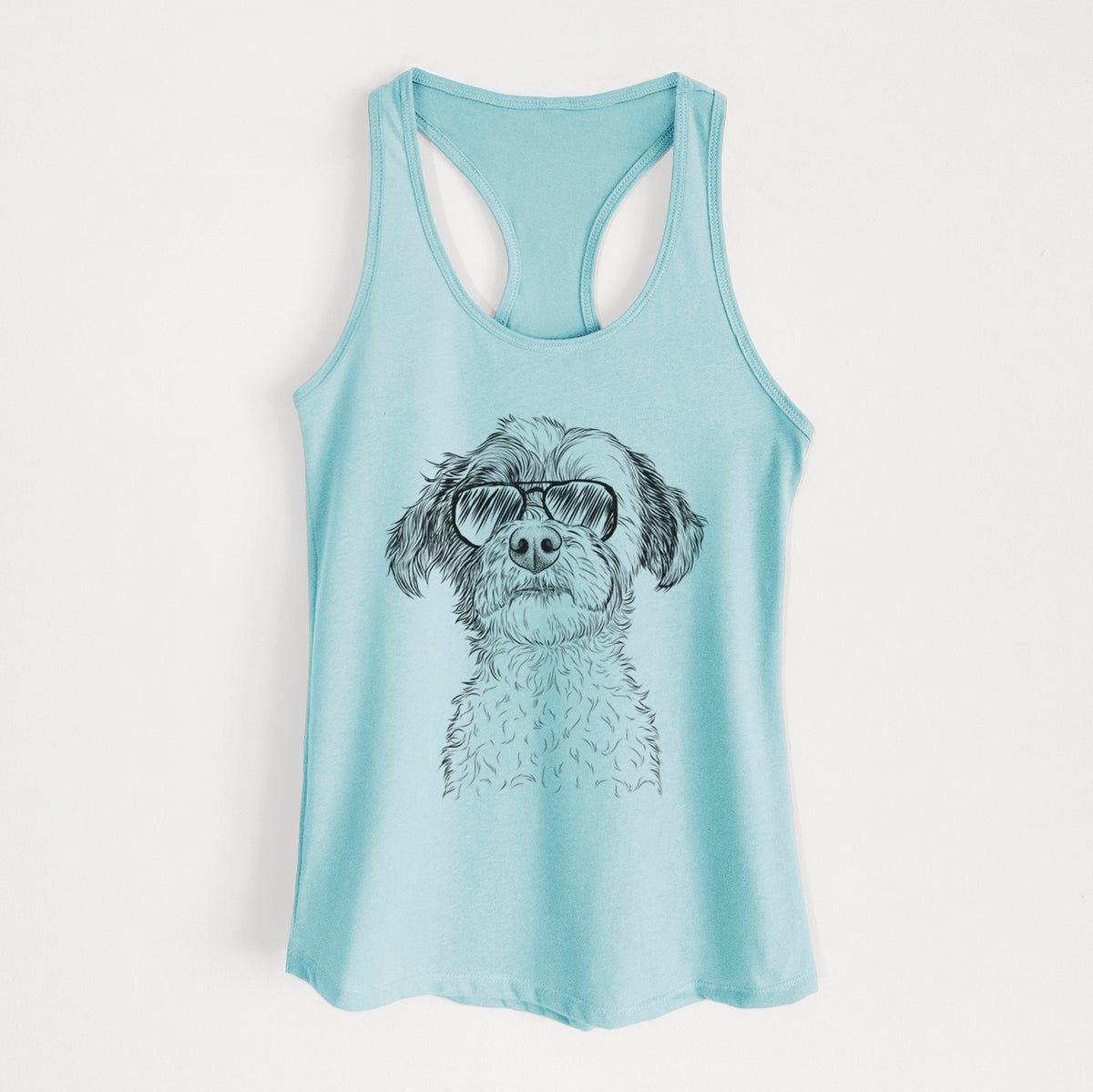 Louise the Havanese - Women's Racerback Tanktop