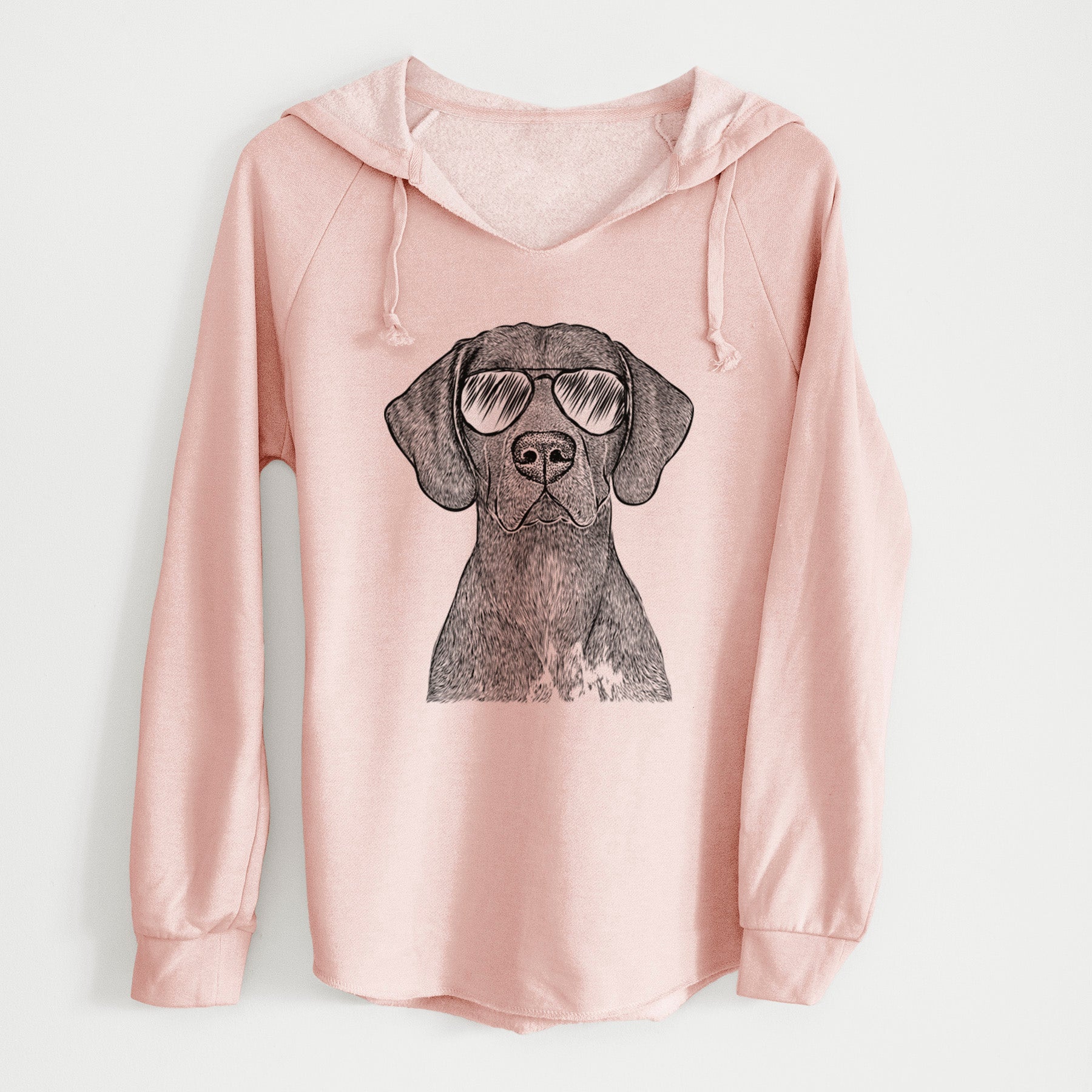 Aviator Lucifer the German Shorthaired Pointer - Cali Wave Hooded Sweatshirt