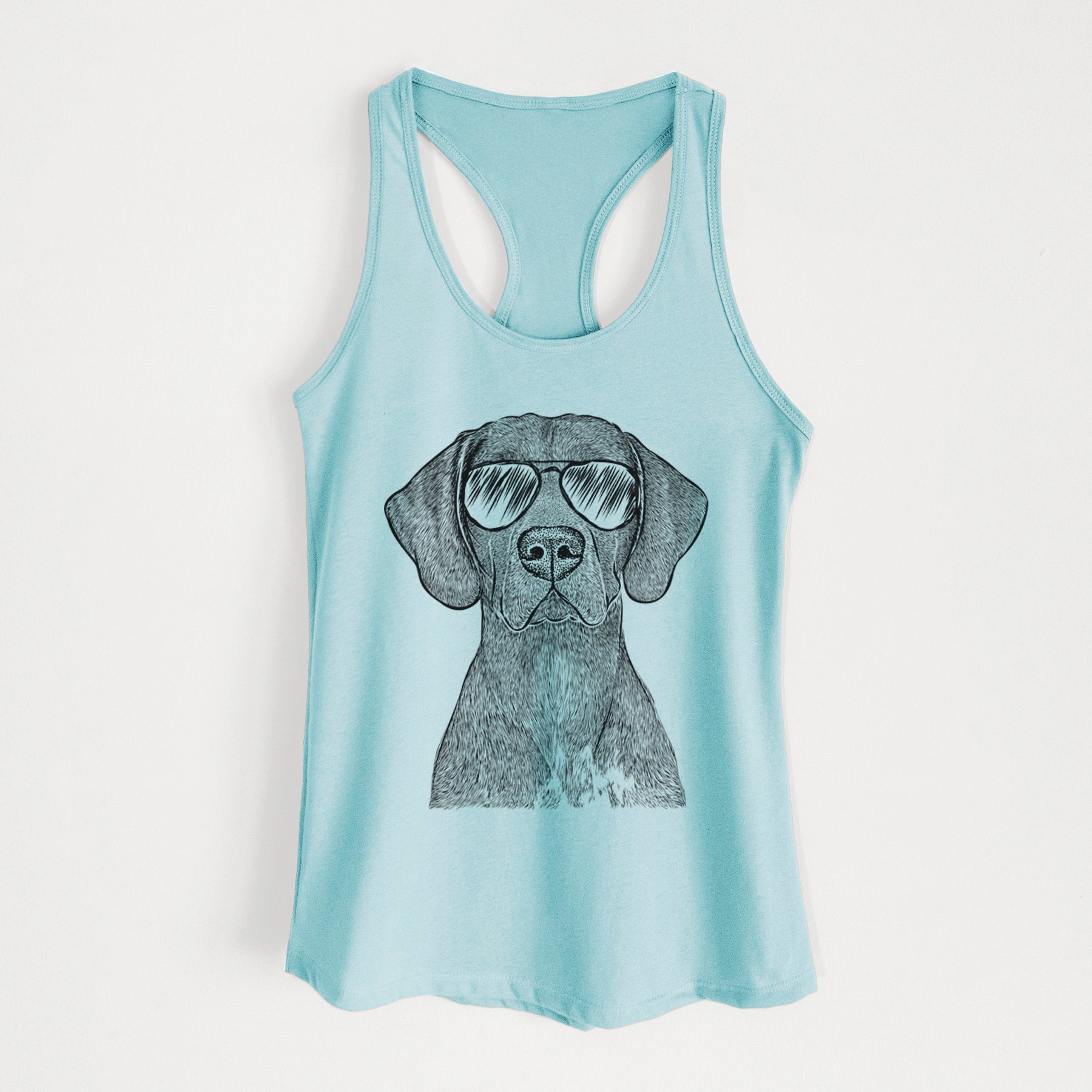 Lucifer the German Shorthaired Pointer - Women's Racerback Tanktop